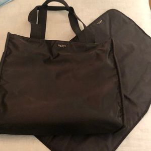 kate spade black diaper bag